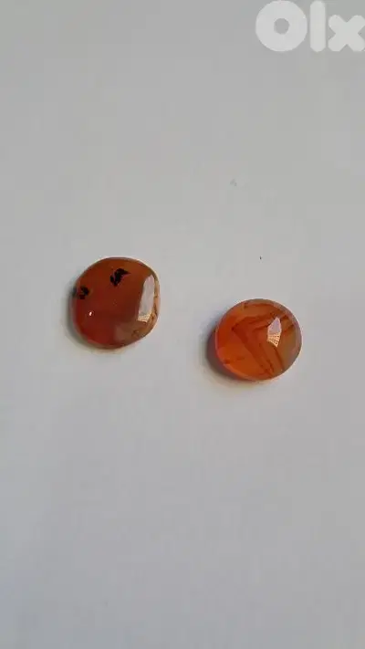 Carnelian bezels x2