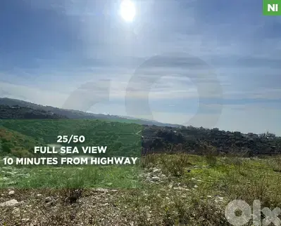Full Sea View, 10 Minutes From Highway, Bentehel/بنتحل REF#NI133014