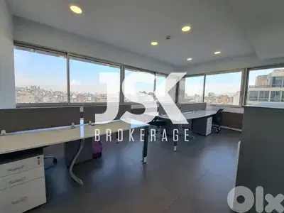 L14012 - Spacious Office For Sale In A High-End Tower In Sin El Fil