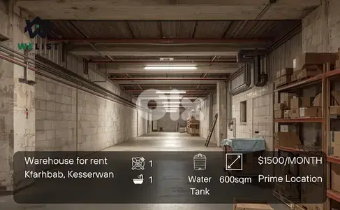 Warehouse for rent in Kfarhbab