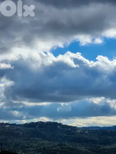 990 QM Land in Oyoun Broumana , Metn overlooking the Mountains