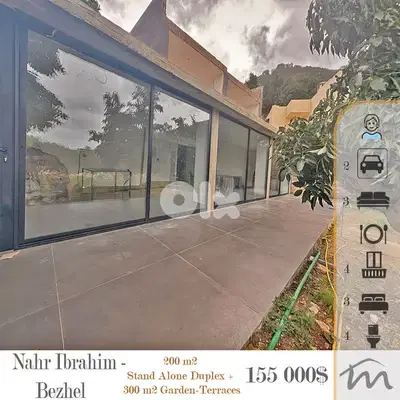Bezhel - Nahr Ibrahim | 200m² Stand Alone Duplex + 300m² Outdoor Areas Bezhel - Nahr Ibrahim | 200m² Stand Alone Duplex + 300m² Outdoor Areas