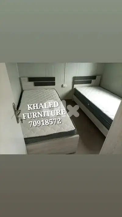 تختين مفرد و نص مع فرشات طبية جديدة من المعمل