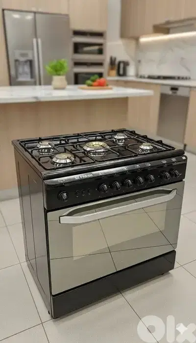 gas oven 5 burners FRESH made in egypt فرن ٥ عيون مصري