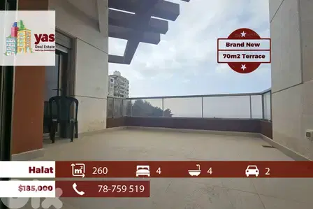 Halat 260m2 | Brand New Duplex | Panoramic Sea View | Calm Area | OH