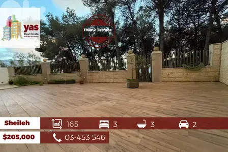 Sheileh 165m2 | Super Luxurious | 110m2 Terrace | High-End | EL |