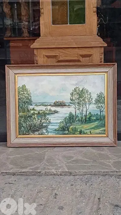 لوحة رسم زيتي اوروبية