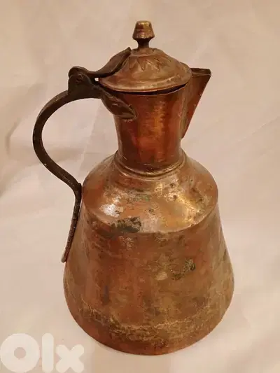 إبريق عثماني قديم نحاس أحمر