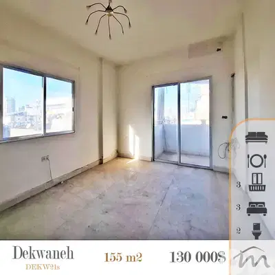Dekweneh | Catchy 3 Bedrooms Rental Investment | 155m² | 3 Balconies