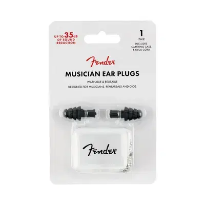 Fender Musician Series Black Ear Plugs