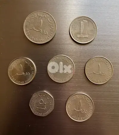 UAE coins.