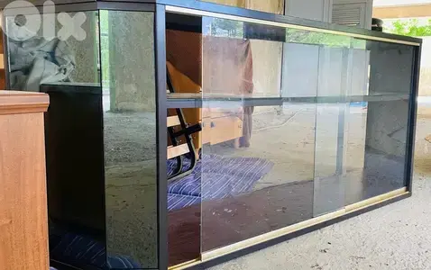 درسوار سفرة المنيوم وزجاج استعمال بسيط