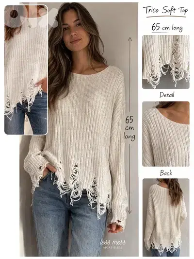 tricot soft sweater new in tag