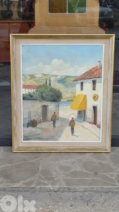 لوحة رسم زيتي اوروبية