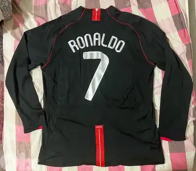 manchester united 2008 third black nike jersey ronaldo 7