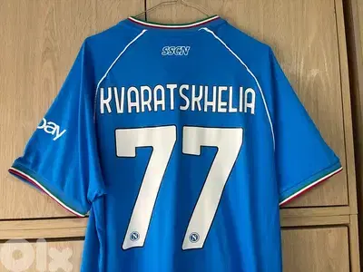 Napoli kvaratakhelia 77 scudetto EA7 kit