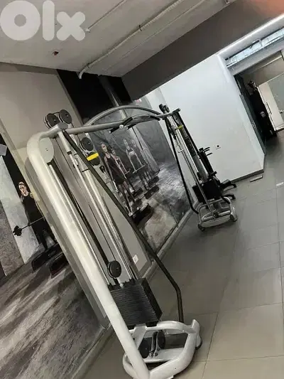 Cross cable use great Condition 03 027072 GEO GYM EQUIPMENT  كروس كيبل