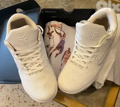 kobe nike shoes white copy AAAA+ barely used size 43