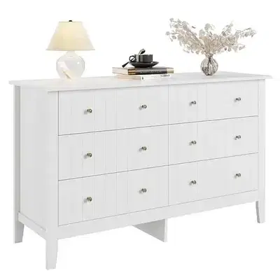 White Dresser, Modern Dresser for Bedroom