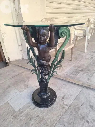 كونسول برونز رائع جدا فرنسي انتيك مميز شغل فني ناعم