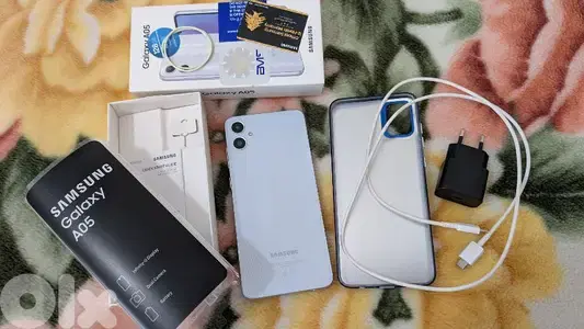 Samsung A05 White used like new for sale $85