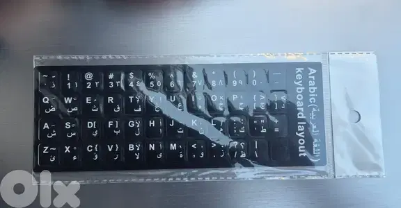 Arabic/English Keyboard Replacement Stickers.