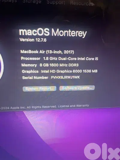 Macbook for sale