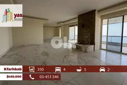 Kfarhbab 350m2 | Generous Flat | Panoramic Sea View | EH