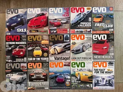 EVO car magazine 31 issues, 7 of which “Car of the year” EVO car magazine 31 issues, 7 of which “Car of the year”
