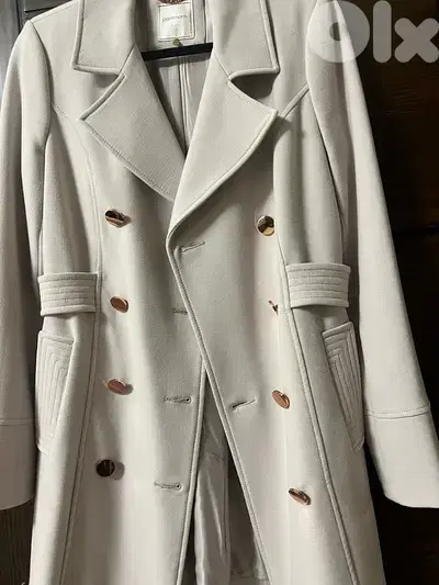 Elegant baby pink Trench Coat