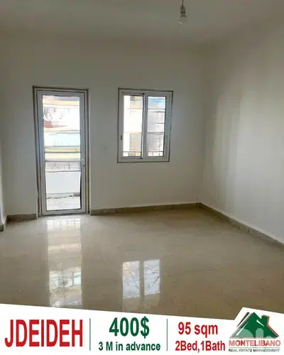 95 sqm Apartment For Rent in Jdeideh جديدة