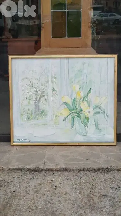 لوحة رسم زيتي اوروبية