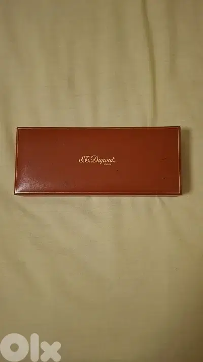 Authentic ST Dupont Cigar Holder and Cutter in Chinese Laquer