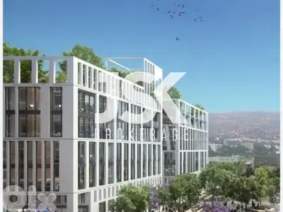 L20797 - Core And Shell Office With For Rent in Waterfront, Dbayeh