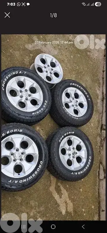 Jeep 5 Rims 4 tires