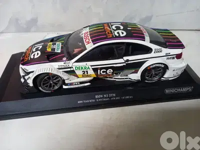1:18 scale diecast model of the BMW M4 DTM by Minichamps