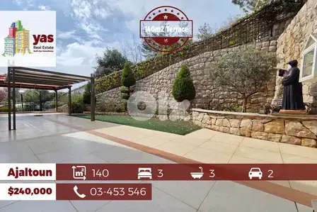Ajaltoun 140m2 | 140m2 Terrace | Designer’s Signature | TO |