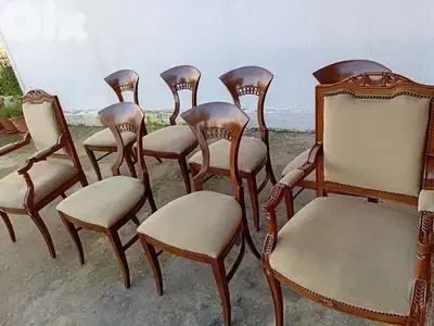 كراسي  خشب مسيف شبه جديد
