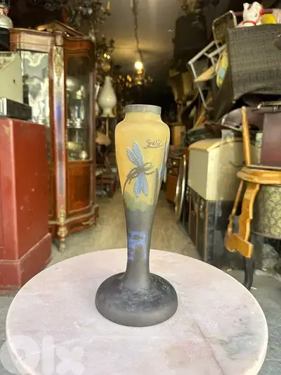 Vase Emile galle 33 cm original galle flower 400$