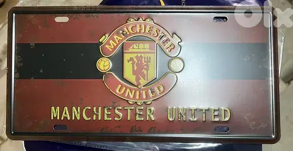 Manchester United tin plat for 5 USD only