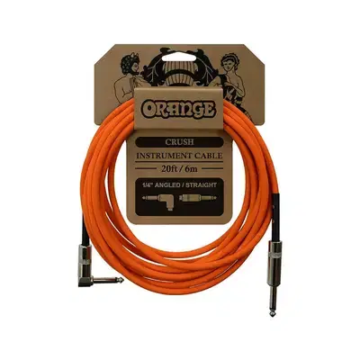 Orange Crush 10' Instrument Cable, Straight to Straight Connector, Ora