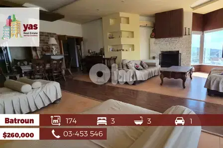 Batroun 174m2 | Decorated | Mint Condition | Sea View | MCH