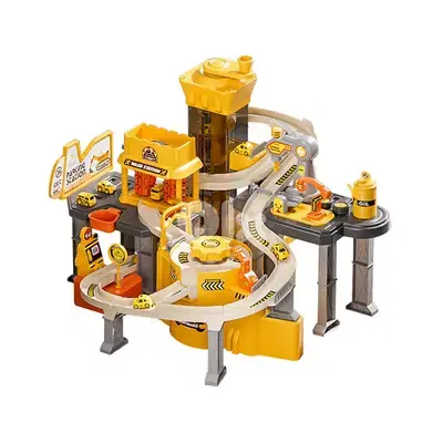 Engineering Parking Garage Race Track Set - مجموعة مرآب هندسي ومسار