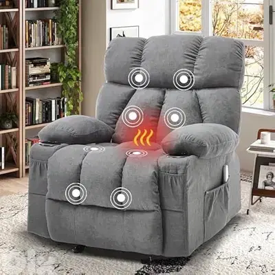 Recliner Chair, Overstuffed Rocker Lazy Boy Chairs