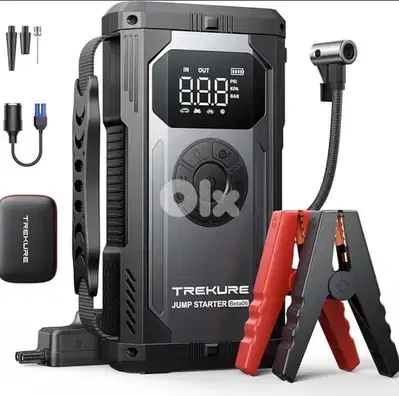 TREKURE 4000A portable Jump Starter 12V Booster+150 PSI Air Compressor