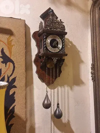 antique european wall clock