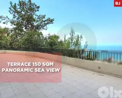 Terrace 150sqm , Panoramic Sea View ,Sahel Alma/ساحل ألما REF#BJ134744