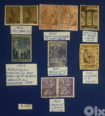 Vatican set of old vintage 10 rare stamps Lot# B-435