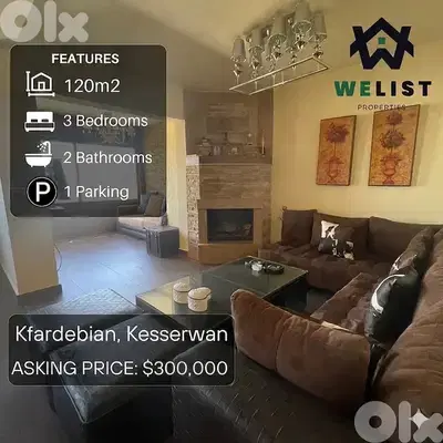 120sqm Chalet Duplex for sale in Plateaux du Mzaar - Kfardebian