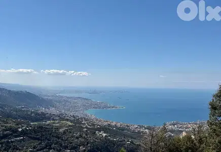 1025 SQM Land in Kfour with a Stunning Sea View